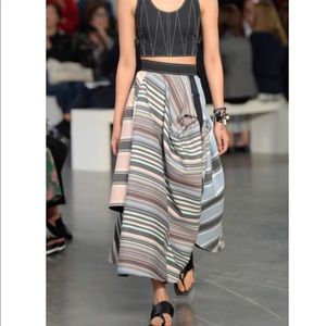 Sportmax Runway Stampa Asymmetrical skirt